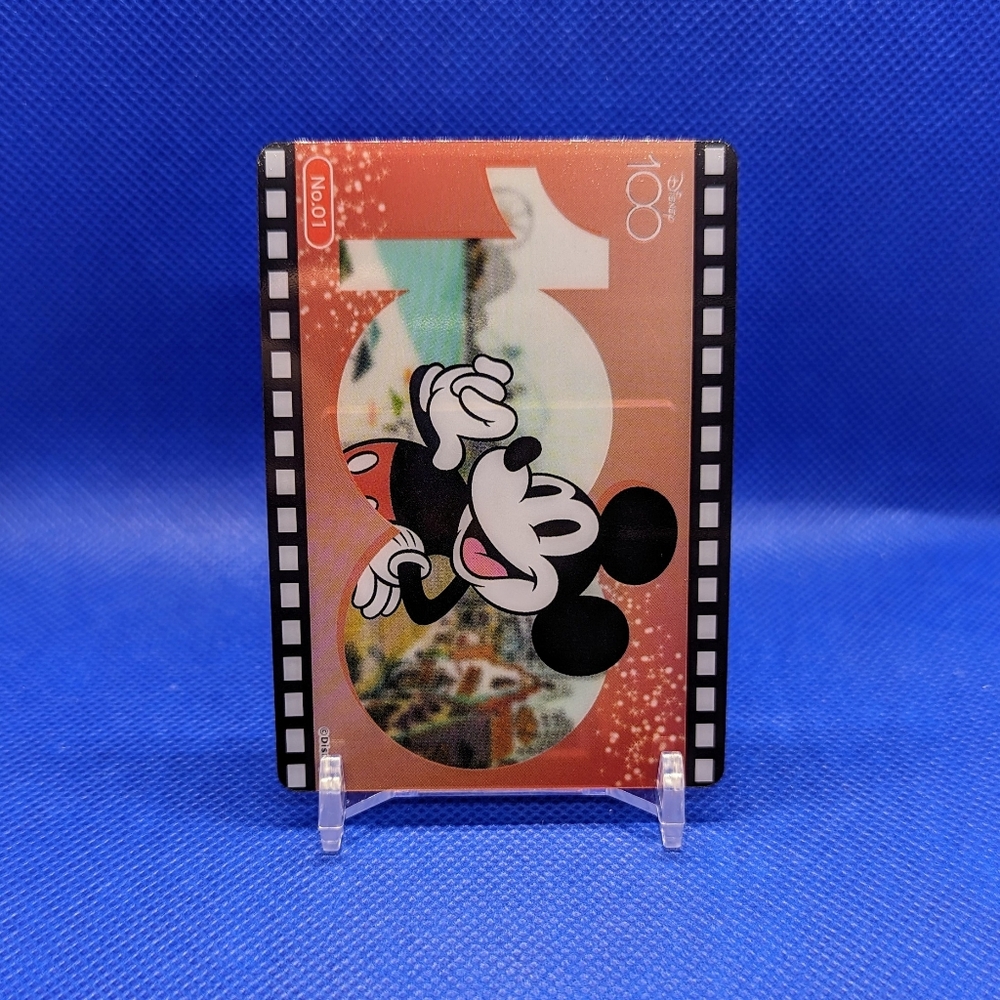 Deluxe Mickey Mouse Collectible Trading Card